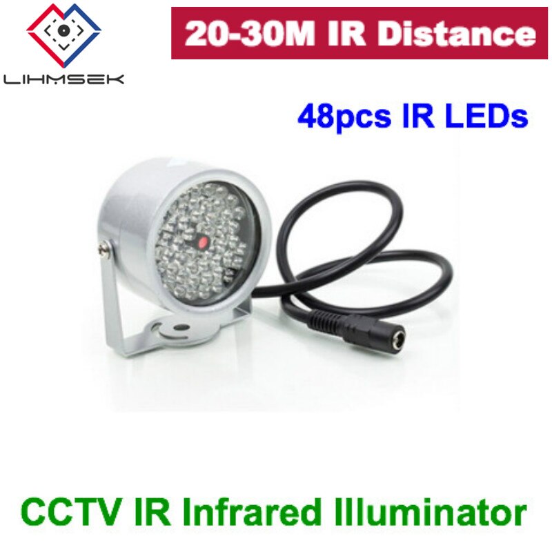 Lihmsek Goedkope Fabriek Prijs 48 Led-verlichting Light Cctv Ir Infrarood Night Vision Voor Surveillance Camera,
