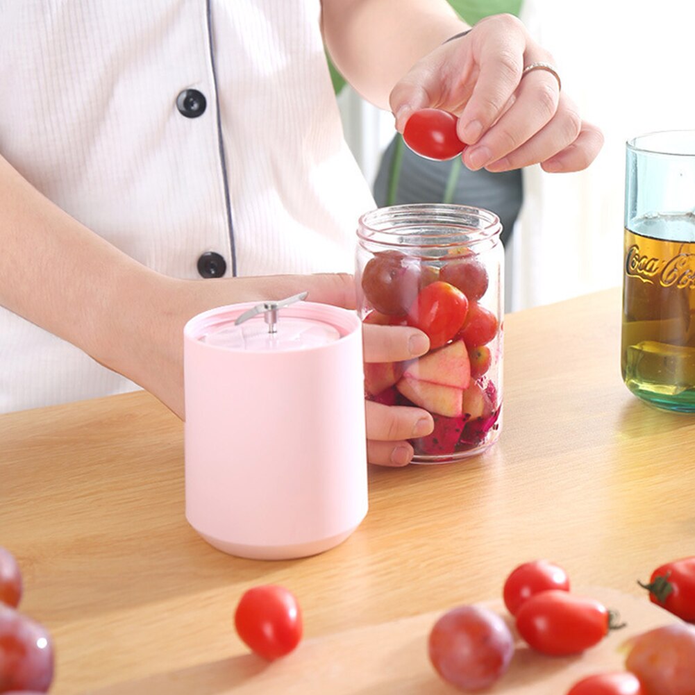 280mL Electric Juicer Lemon Juice Extractor USB Rechargeable Smoothie Maker Portable Juice Cup Food Blender Mixer Machine