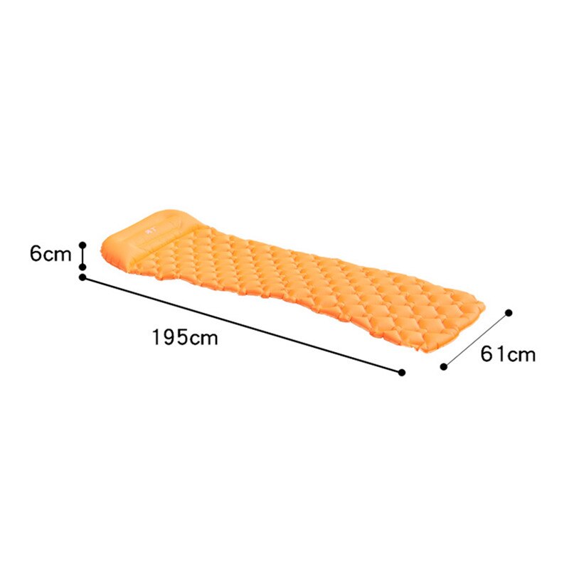 TPU Moisture-Proof Massage Inflatable Cushion Car Outdoor Inflatable Cushion Camping Air Bed Ultra Light Portable Inflatable
