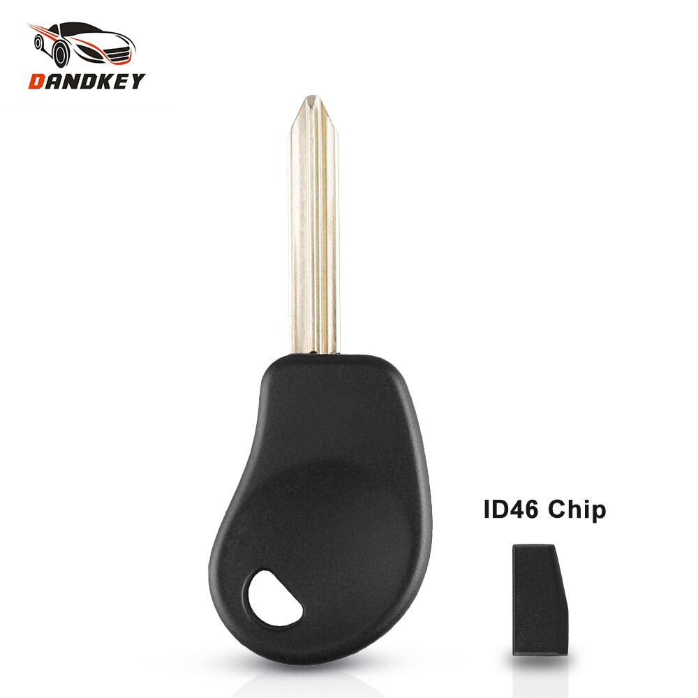 Dandkey Transponder ID46 Chip Car Key Shell Case For Citroen C5 C6 Picasso Saxo Jumpy Despatch SX9 Blade Blank Key Cover