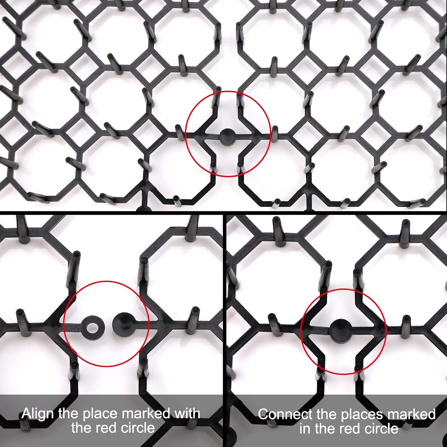 1Pc anti-Gatto picchi Zerbino anti-Arrampicata Recinzione Balcone Isolamento Giardinaggio anti-Gatto Spina rete canna Scoiattolo Repellente Forniture per Animali Domestici