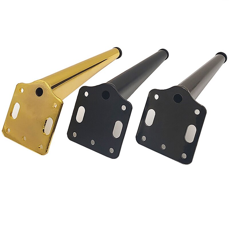 4 Pcs Metal Support Feet Tapered Sofa Feet Cupboard Table Feet Table Legs 18Cm With Mounting Screw Accessories
