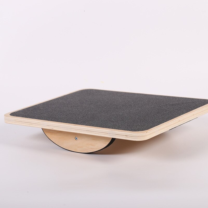 Planche d&#39;équilibre en bois de Yoga, équipement d&#39;entraînement de stabilité des Muscles des jambes et de la taille, antidérapant, M2101: Default Title