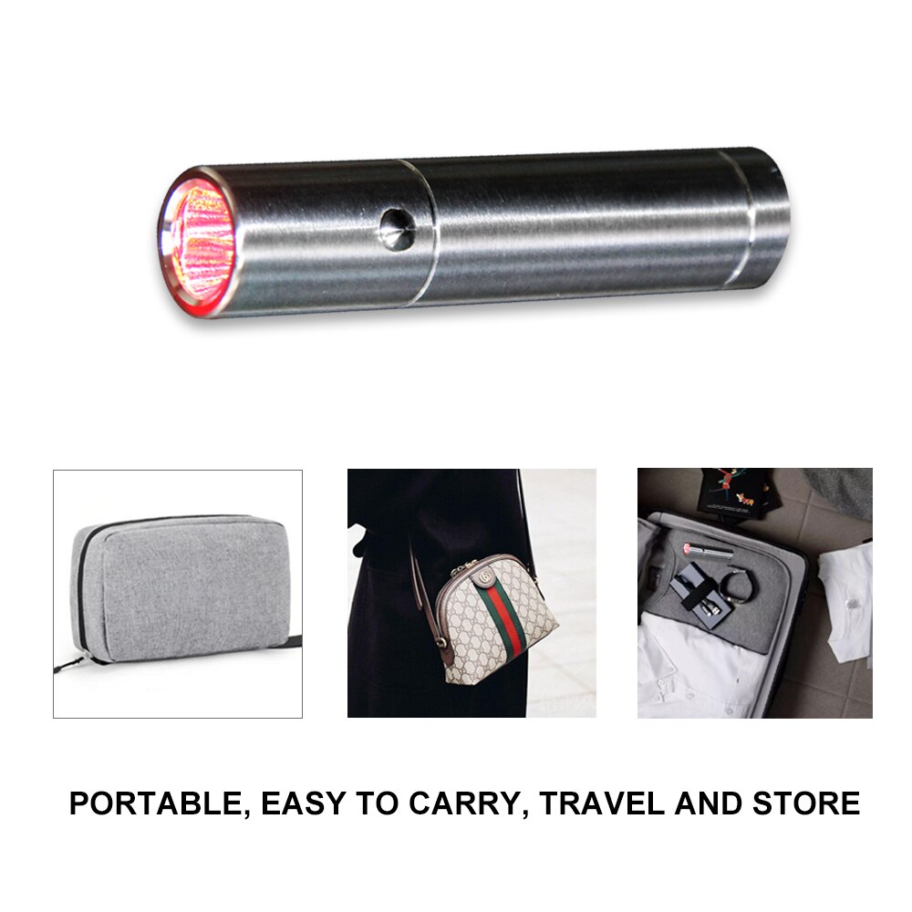 Class II Handheld 630nm 660nm Led red Skin Therapy Facial lamp 850nm PDT Beauty Device near infrared light For full body