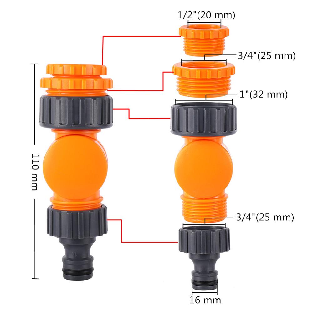 180° Rotatable Quick Connector 1/2" 3/4" Water Pipe Fast Access Coupling Joint Garden Agriculture Greenhouse Irrigation Fittings