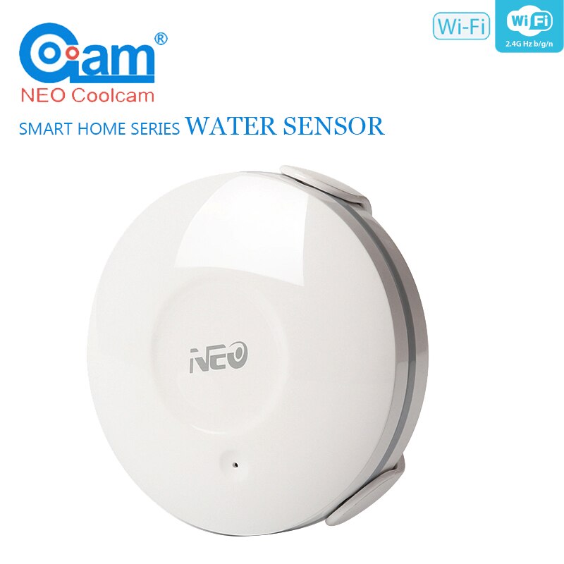 NEO NAS-WS02W WiFi Smart Water Sensor/Flood Sensor Home Automation Alarm System Motion Alarm