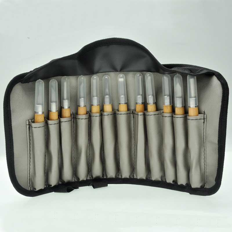 LTZFTL 12Pcs/set Manual Wood Carving Hand Chisel Tool Set Carpenters Woodworking Carving Chisel DIY hand tool