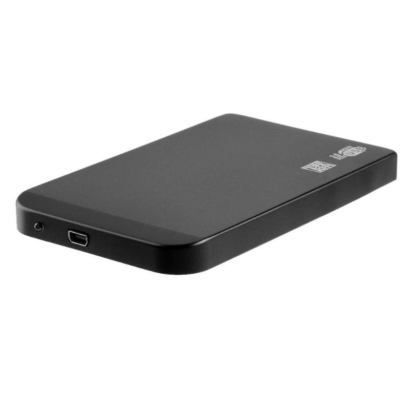 Ultra tynd 2.5in usb 3.0 sata ssd hdd harddisketui 5 gbps 3tb usb 3.0 sata harddiskboks bærbar højhastigheds usb 3.0 taske til pc: Sort