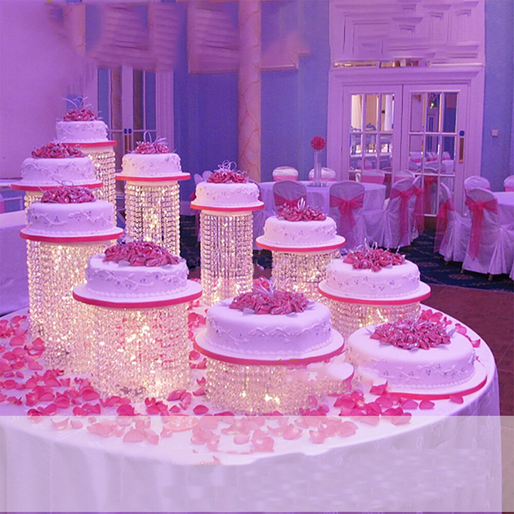 1pcs Acrylic Cupcake stand Rack Party Display Tray Cake Plate