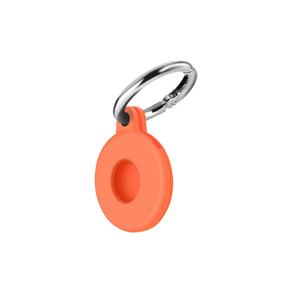 Per AirTag custodia AirTag custodia protettiva in Silicone per paraurti compatibile con Apple AirTag Tracker fibbia portachiavi anti-perso
