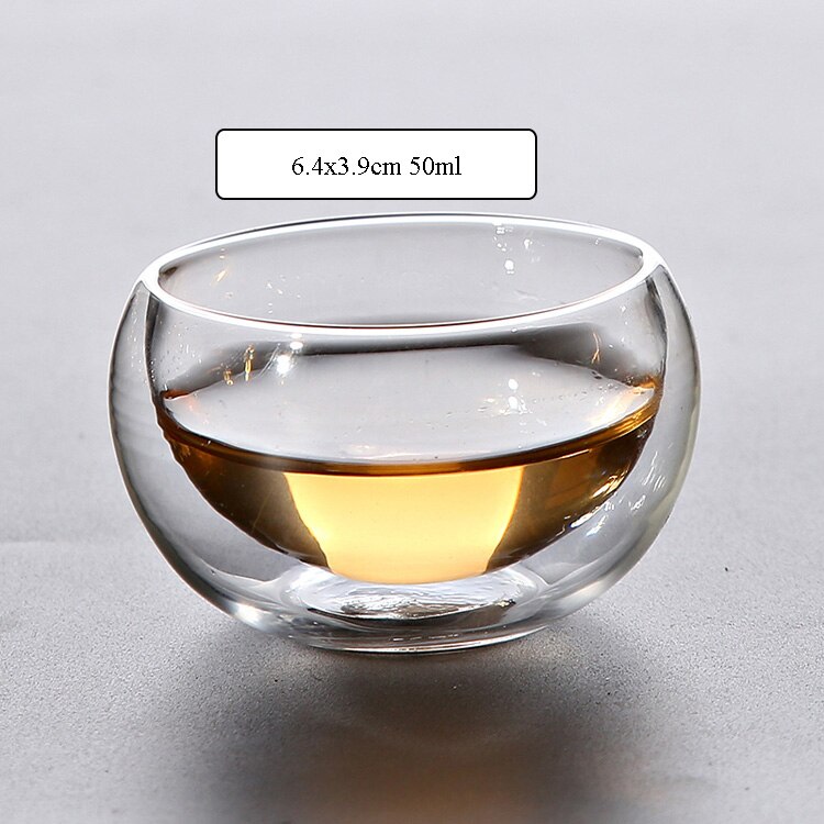 Heat-resistant Glass Cups for Coffee Transparents Teacup Glass Coffee Tea Cup: 1pcs cup1