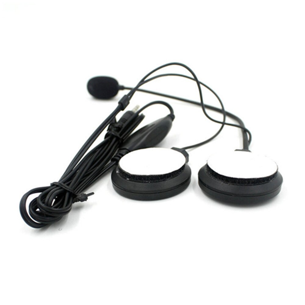 1 Paar Radio Headset MP3 Mobiele Telefoon Headset Motorfiets Elektrische Fiets Helm Headset Oortelefoon Microfoon