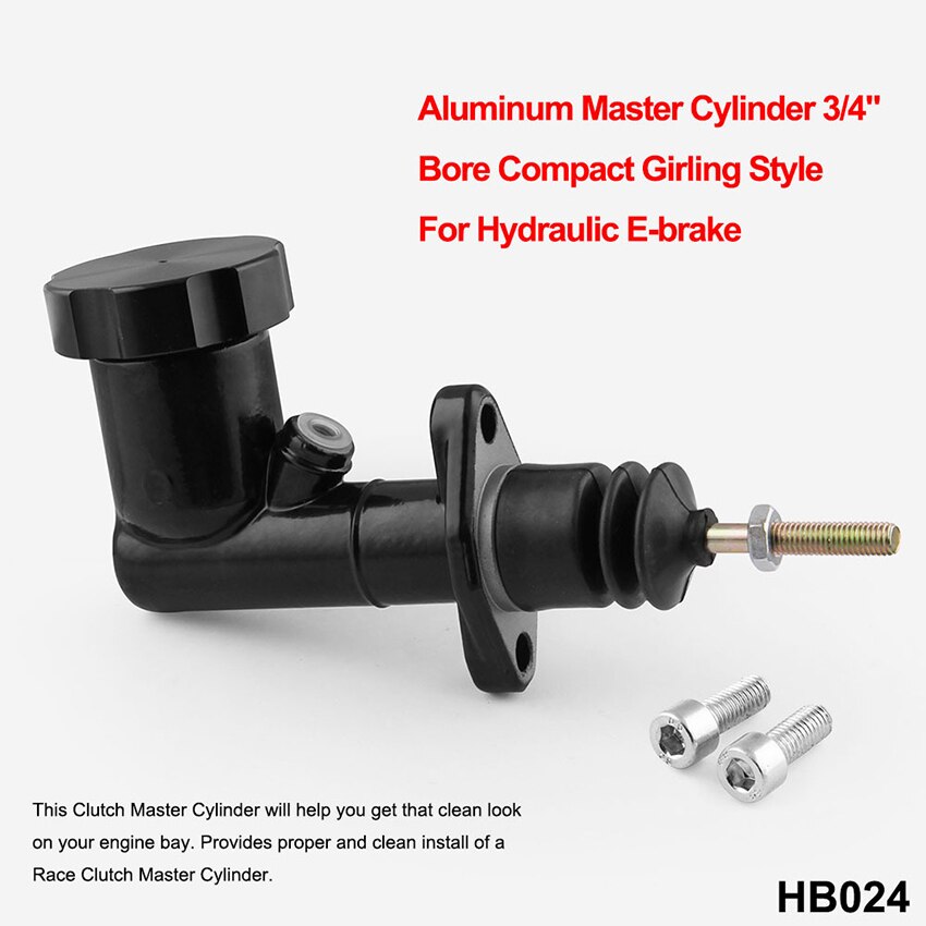 Brake Master Cylinder Aluminum Master Cylinder 3/4" Bore Compact Girling Style For Hydraulic E-brake