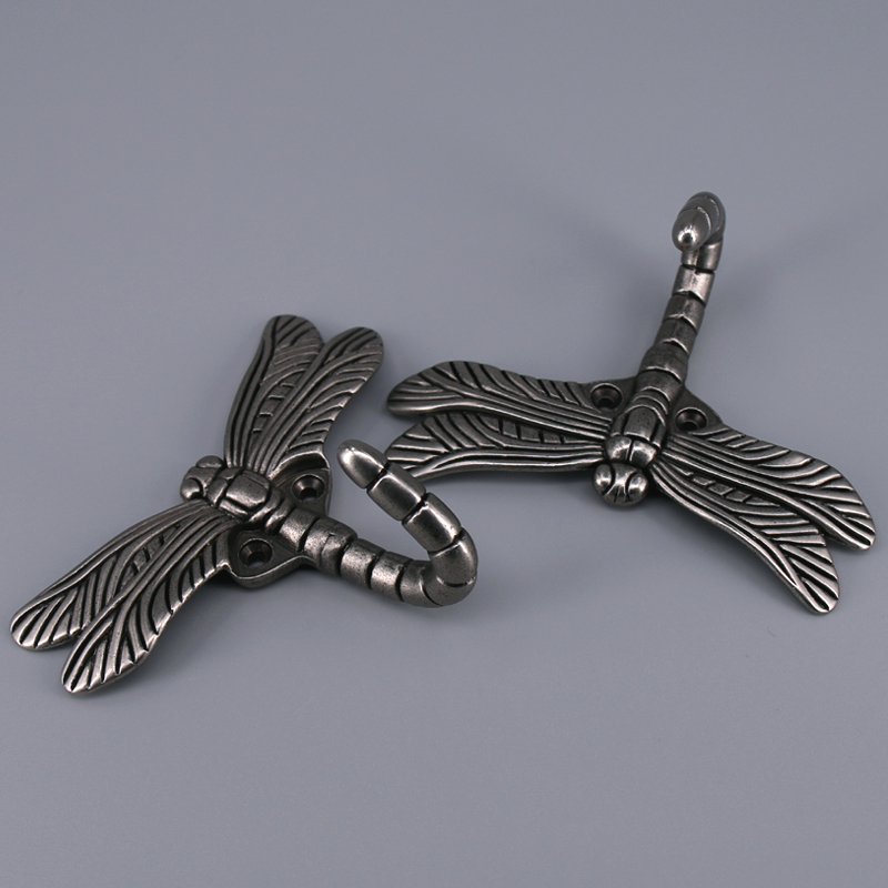 1x haczyk na ubrania wieszak, ozdobny wieszak na płaszcz ważki ścienny kreatywny wieszak ścienny