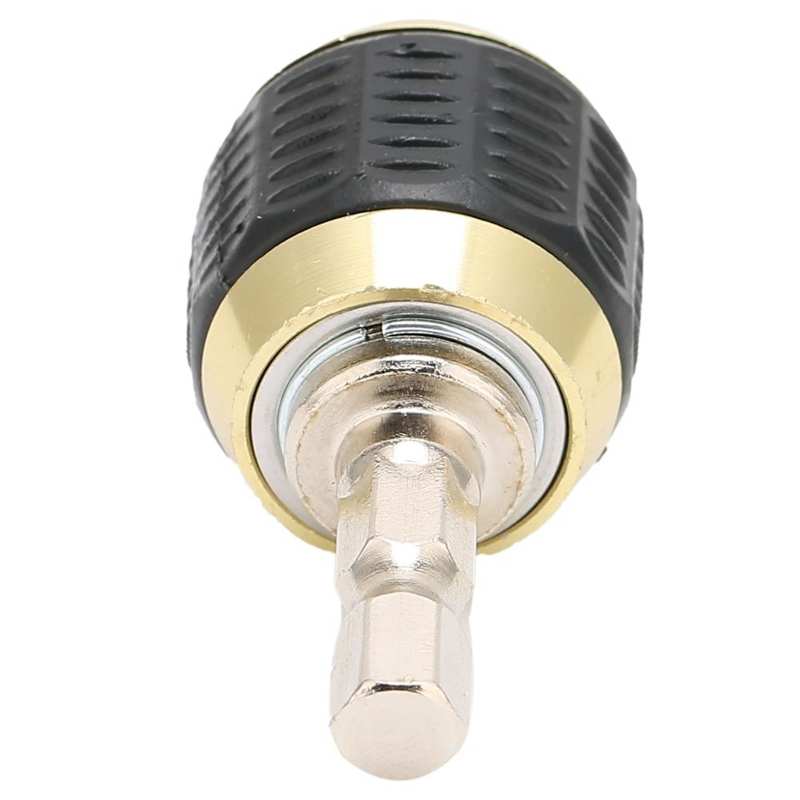 Drill Chuck Hex 1/4in Mini Electronic Drill Chuck Metal Screwdriver Adapter Accessory Tool