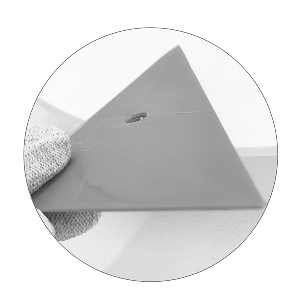 5pcs Triangle Plastic Silver Squeegee 5A73