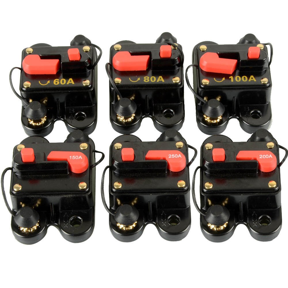 12V/24V DC Household Solar Waterproof Circuit Breaker 60a80a100a150a200a