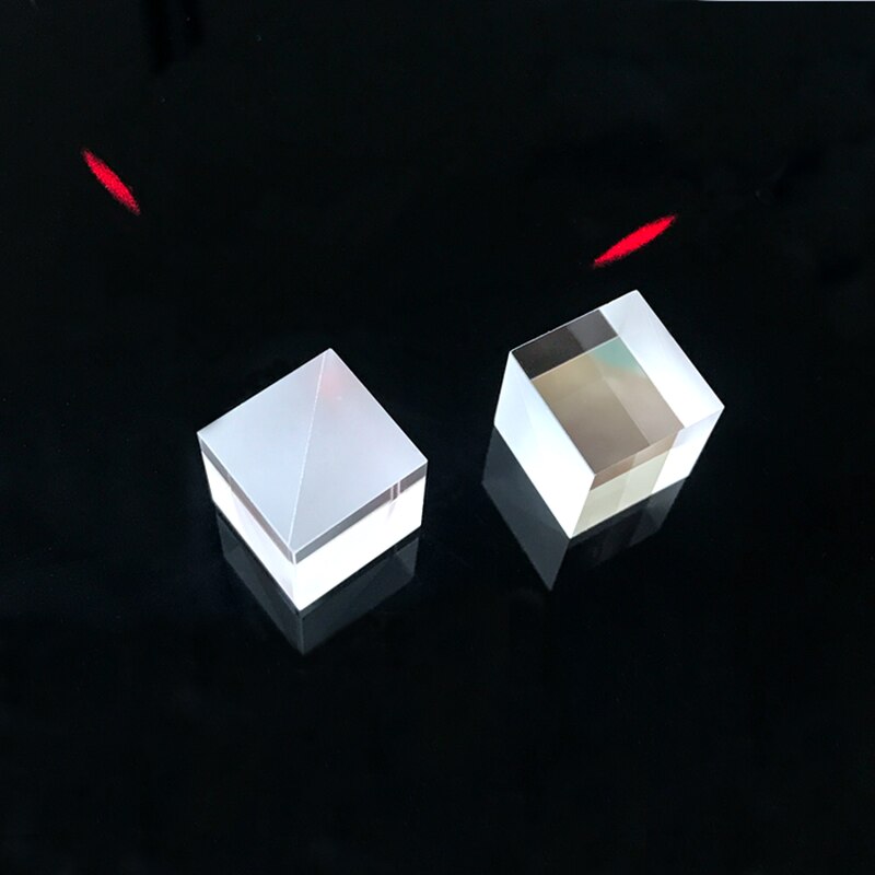 Beamsplitter split ratio 5: 5 optical glass K910 * 10mm semi-reflective semi-transparent cube processing cemented prism