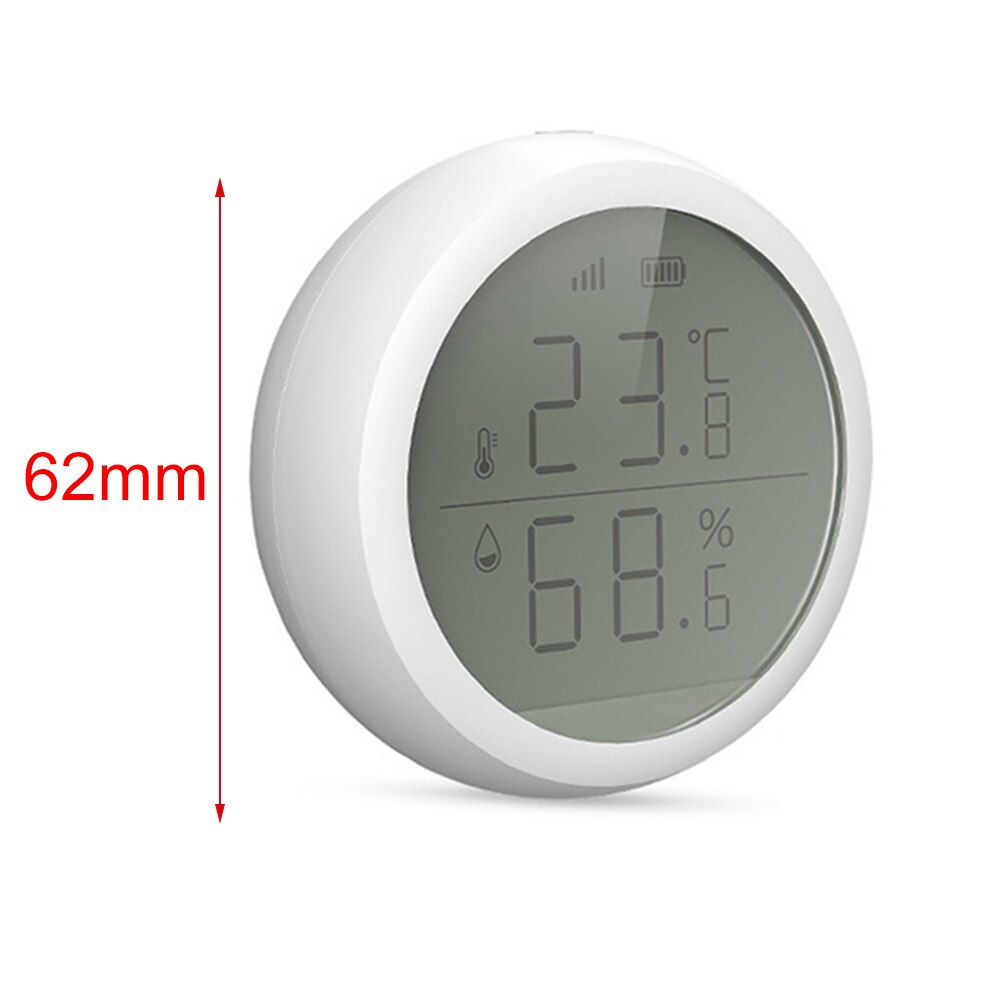 Battery-Powered Smart Home Temperature/Humidity Sensor Wall Thermometer Wall Hanging Hygrothermograph Monitor