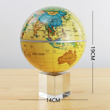 Light energy globe rotation magnetic levitation ornaments solar perpetual motion rotator 1pc