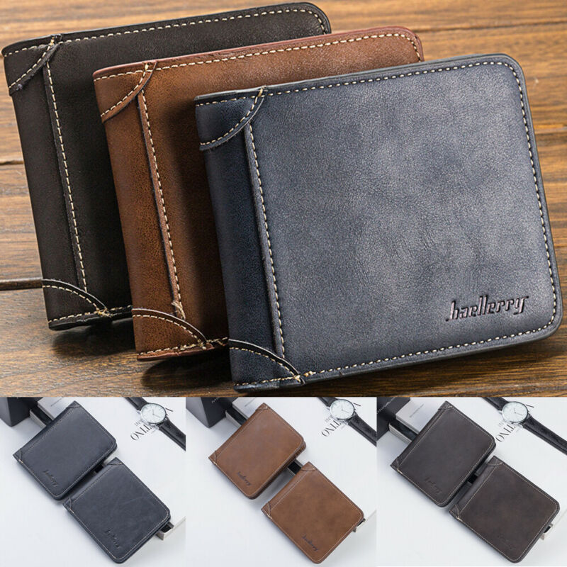 Mens Casual Portefeuilles Lederen Korte Opvouwbare Portemonnee Portemonnee billetera mujer Man 17 Creditcards Houder Korte Portefeuilles carteira