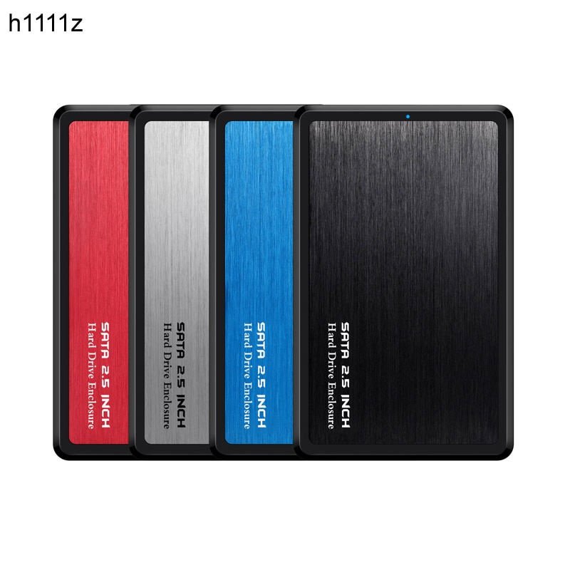 2.5 zoll usb 3.0 sata hd box hdd-laufwerk externes hdd-gehäuse schwarzes gehäuse werkzeuglos 5 gbit/s unterstützt uasp für ssd / 2tb festplatten