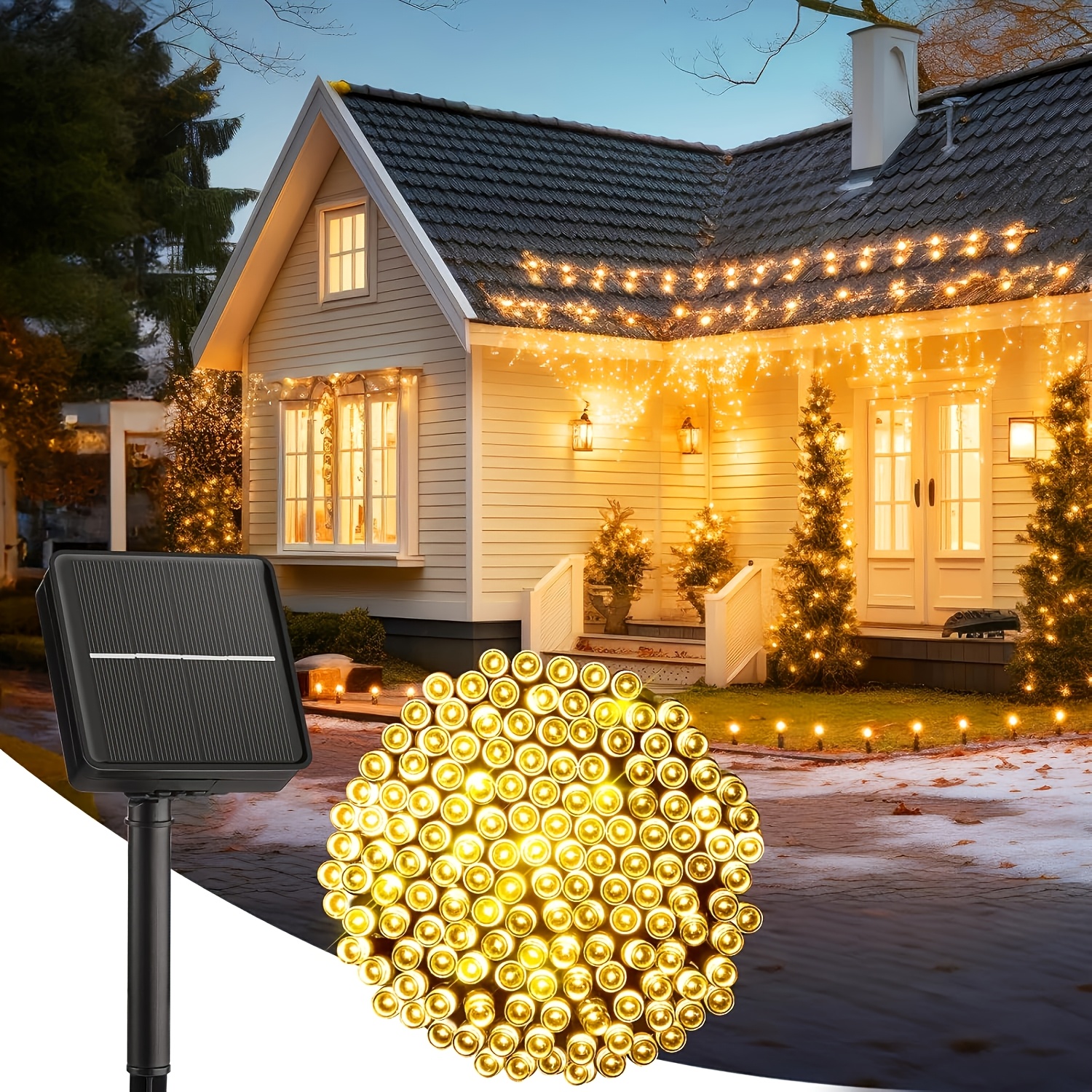 Solar Powered LED String Lights - 8 Lighting Modes... – Grandado