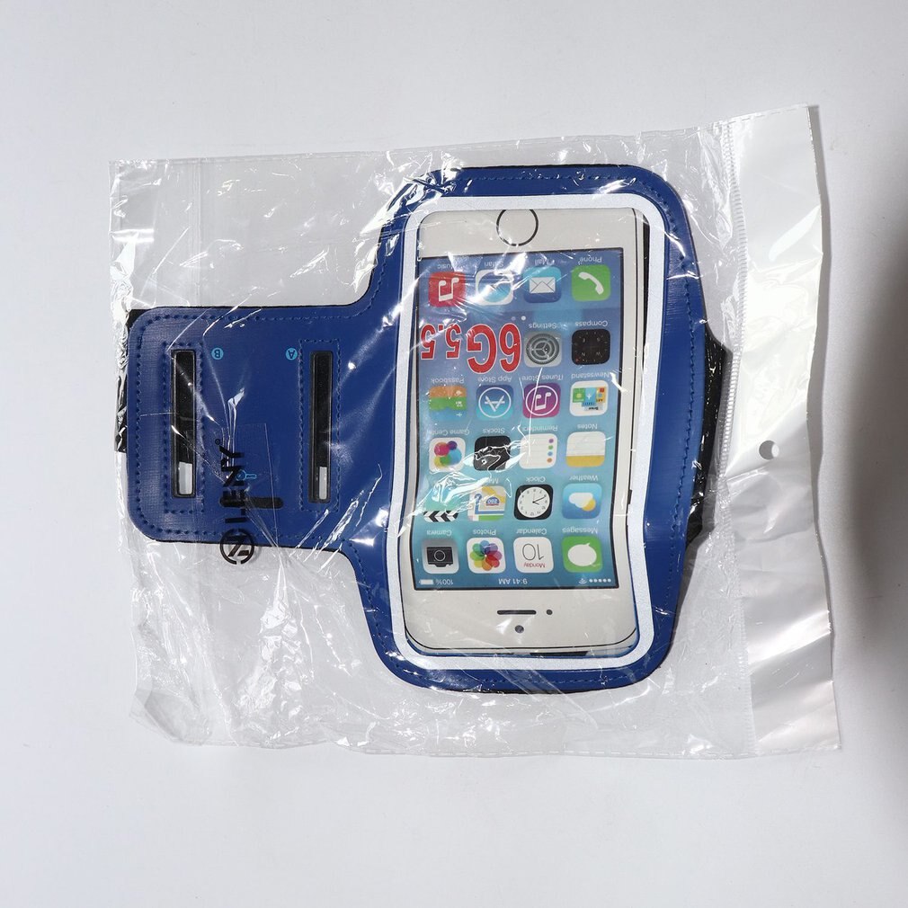 Funda de neopreno impermeable para correr y trotar, funda protectora con tira reflectante para iPhone 6 Plus