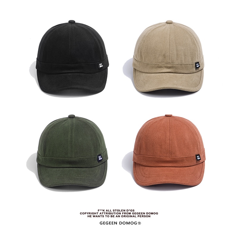 De ala corta tapa de Puerto hembra estilo retro marea Otoño e Invierno adecuado para el rostro de la versión coreana de La casual salvaje gorra de béisbol