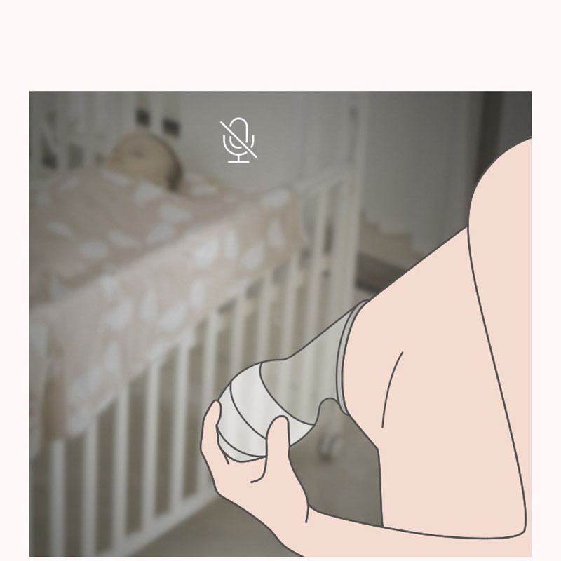Tiralatte manuale per allattamento infantile Silicone correzione automatica latte materno Partner mungitura collettore di latte materno