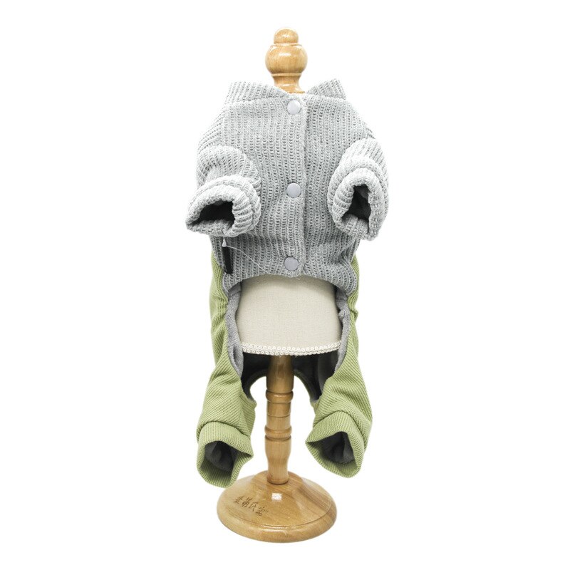 Multi-kleuren hondenjumpsuits voor herfst en winter, nieuwste warme hondenjassen, multi-kleuren kleding in maten s-xxl voor keeshonden.