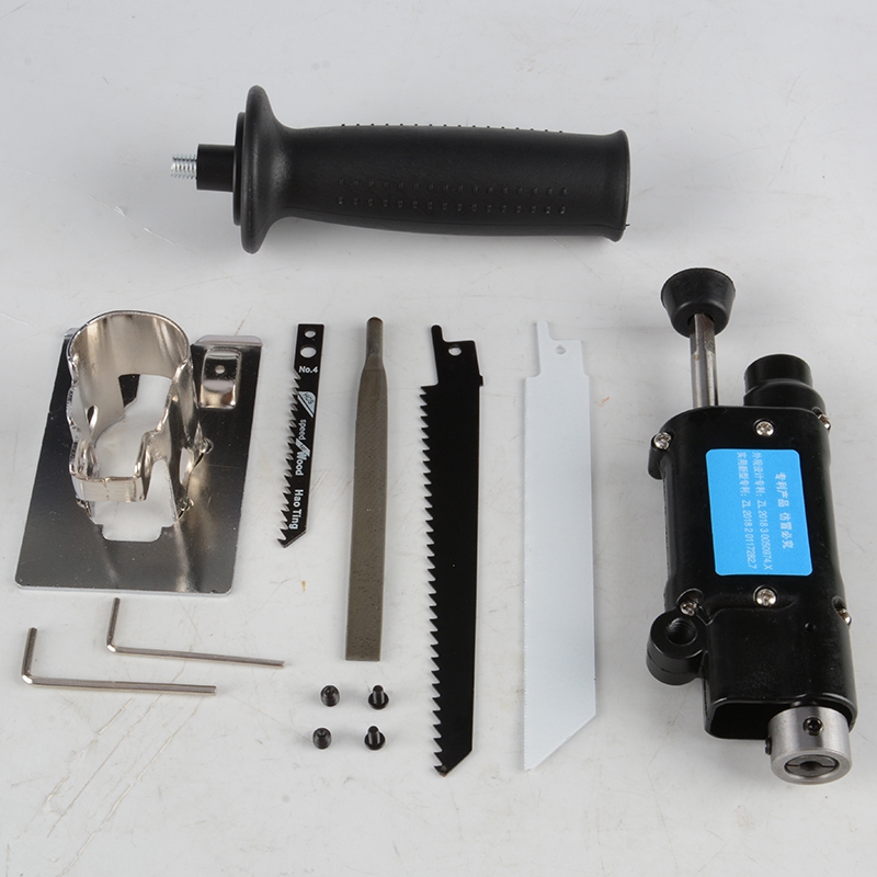 Reciprozaag Attachment Veranderen Elektrische Boor In Reciprozaag Jig Saw Metalen Bestand Voor Hout Metaal Snijgereedschap