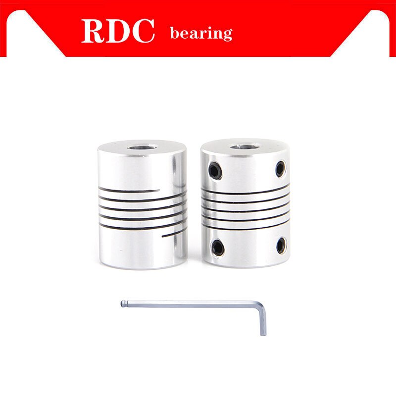 2 st 5*5mm 6*6mm d16 l 23 koppling för anslutning av drivaxel och driven axel 16mm ytterdiameter slitstarka kopplingsverktyg