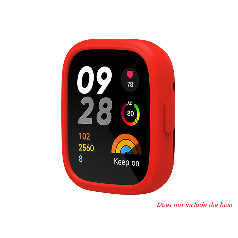Siliconr rem til xiaomi redmi watch 3 udskiftningsrem redmi watch 3 active dobbeltfarvet blødt tpu + pc-etui armbånd armbånd: Xxxl / Hvid lysnål