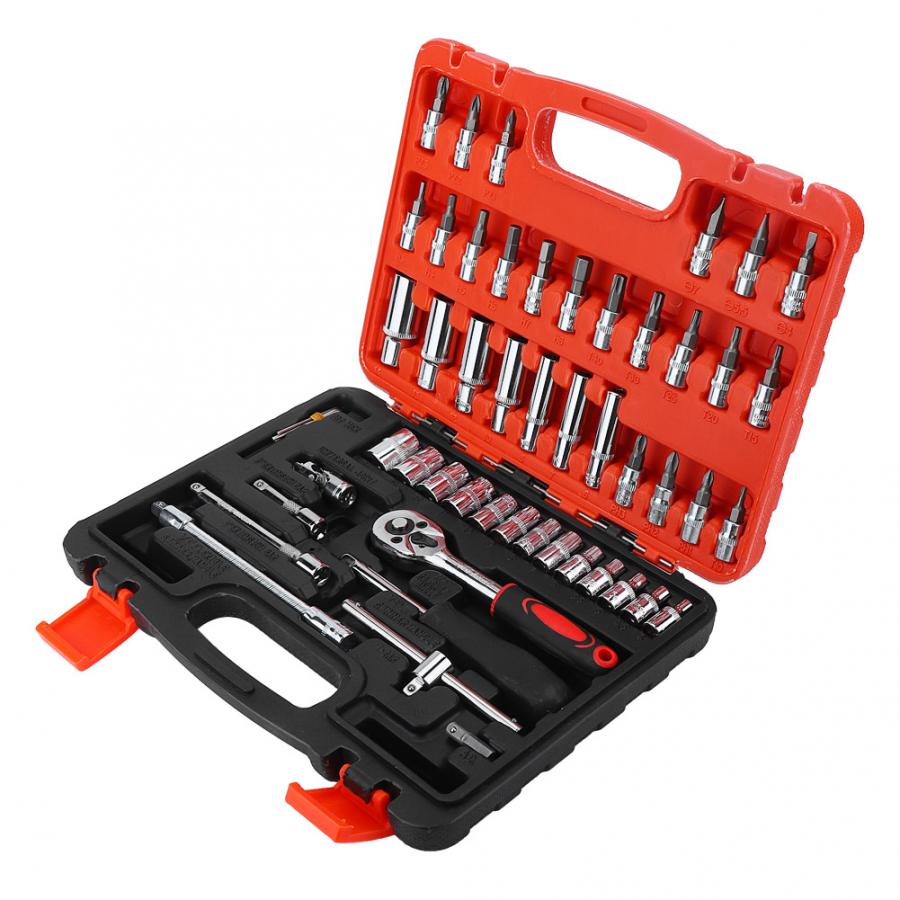 induction metal heater 53 Pcs Portable Auto Repair Tool Kit Case Home Garage Mechanics Tool Car Repair Tool