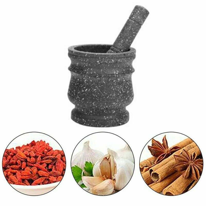 Granite Pestle & Mortar Set Stone Herb Spice Grind... Grandado
