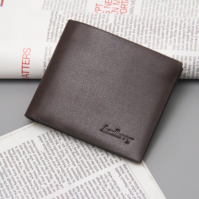 Krótkie projektant krótkie portfele mężczyźni klasyczny wąnarty portfel dla człowieka Pu skóra o dużej pojemności etui na karty kredytowe portfel męnarty portfel: kawa H