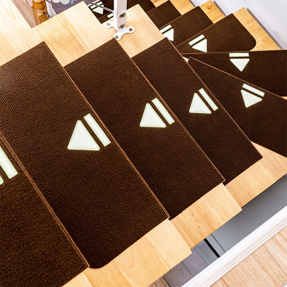 Antislip Traptreden Tapijt Matten Indoor Lijm Home Decor Voor Houten Trap Trap Loopvlak Matten Lichtgevende Trap loopvlakken