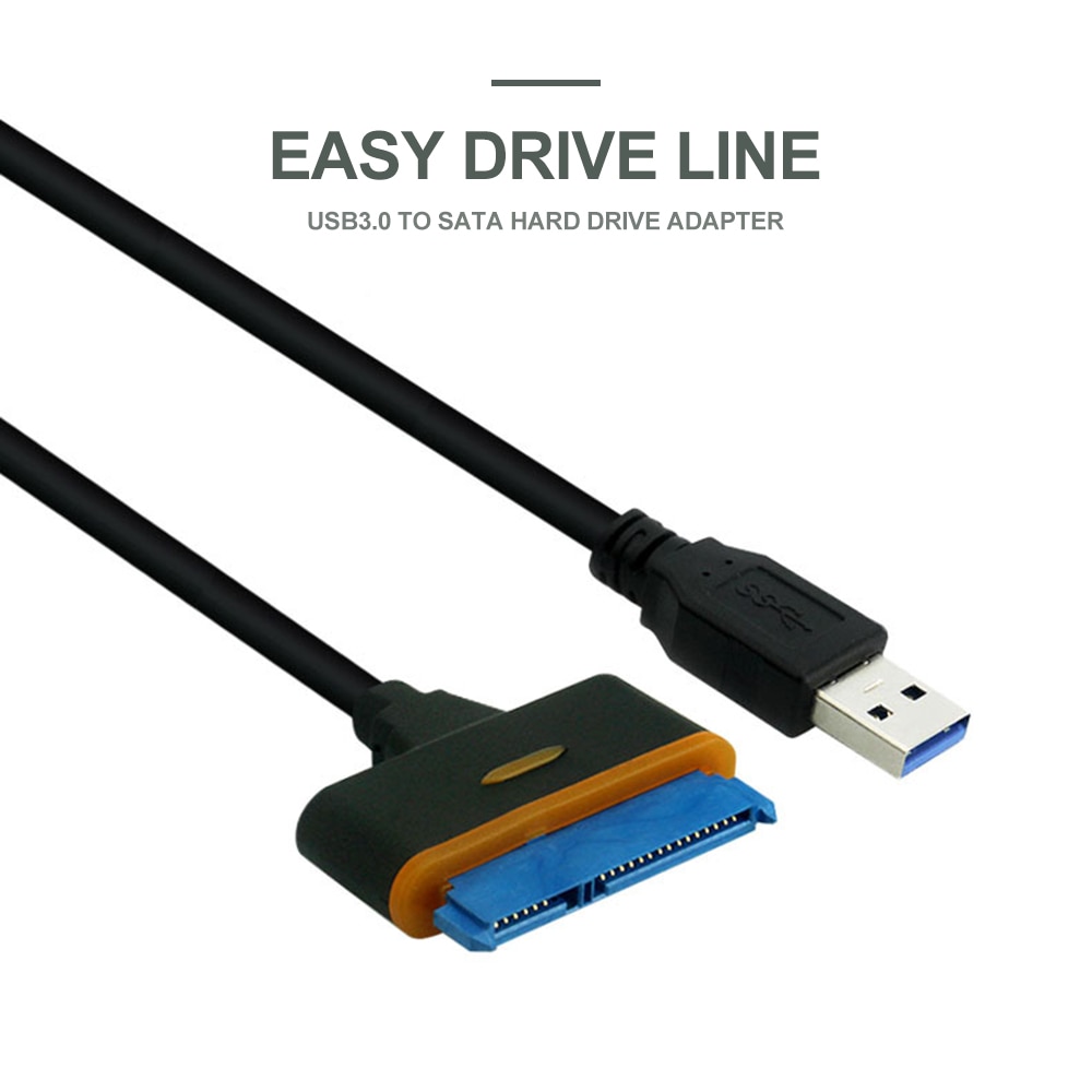40CM USB 3.0 SATA 3 Kabel Sata naar USB Adapter tot 6 Gbps Ondersteuning 2.5 Inch Externe SSD HDD Harde Schijf 22 Pin Sata III Kabel