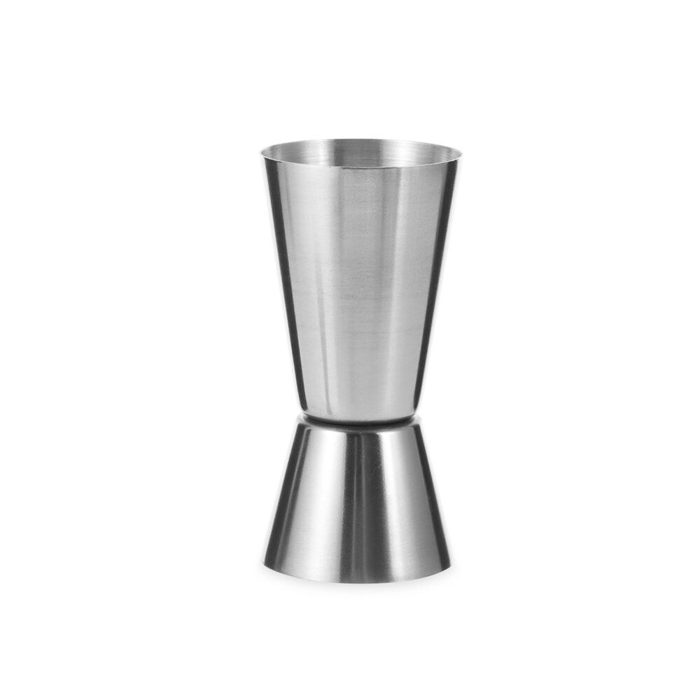 1PC Stainless Steel Dual Shot Measure Cup Measure Jigger Cocktail Mug Kitchen Gadgets Barware Bar Tools Home Drinking Spirit: Type 1-15-30ml