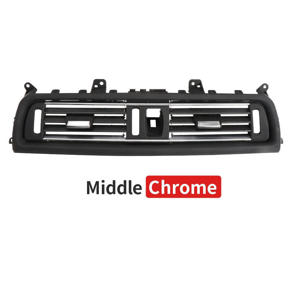 Auto Klimaanlage entlüften Zubehör für BMW F10 F11 F18 5 Serie 520i 525i 528i 530i Auto Vorderseite Konsole Zentrum kühlergrill: Mitte Chrom