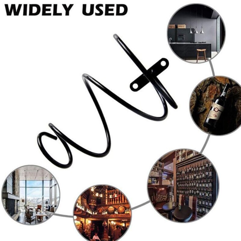 1/3/5 Pcs/Set Metalen Muur Gemonteerde Wijnrekken Rode Wijn Fles Display Houder F3MB