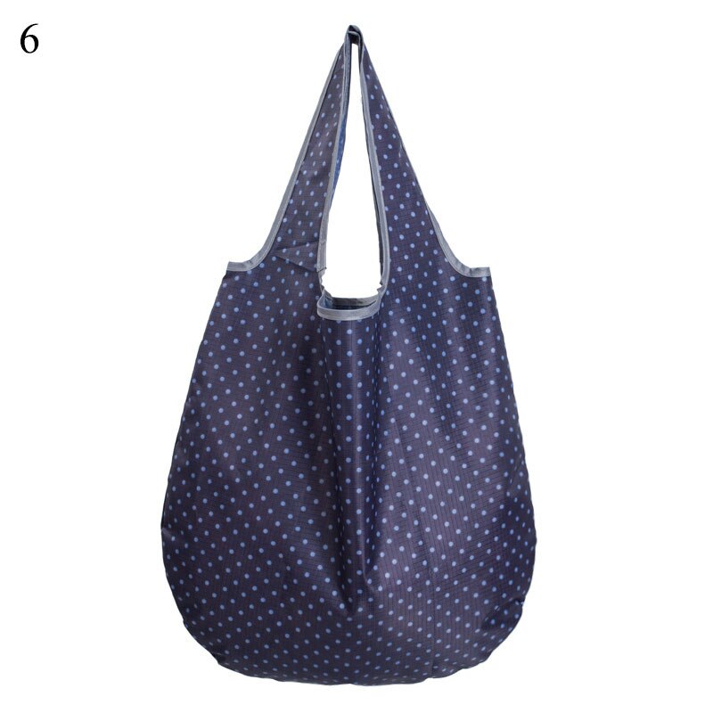 Opvouwbare tas nylon boodschappentas opvouwbare tas herbruikbare tas grote eco-tas boodschappentas milieuvriendelijke tas tote herbruikbare boodschappentas: 6