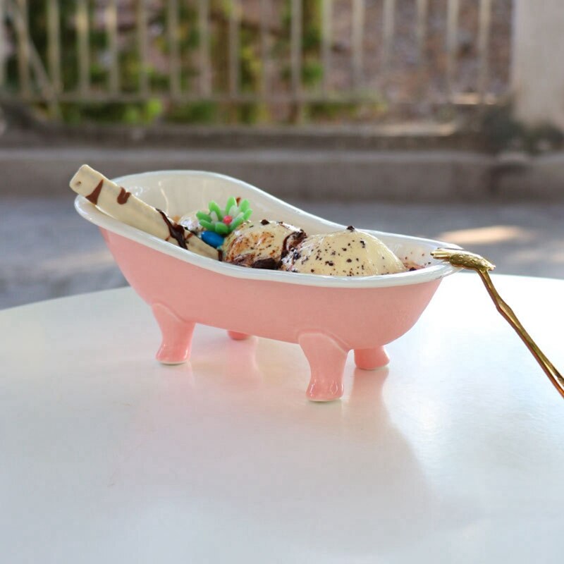 Bathtub Cocktail Cup Restaurant Tiki Wine Glass Molecular Gastronomy Bowl Ice Cream Dessert Smoothies Tumbler