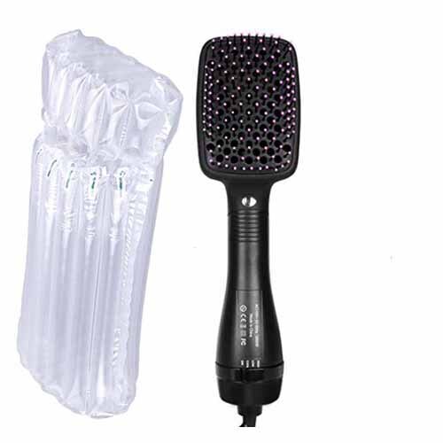 Une étape sèche-cheveux et volumateur Ion négatif brosse à Air défrisant les cheveux brosse à friser défriser les cheveux brosse à friser: No Box / L'UA