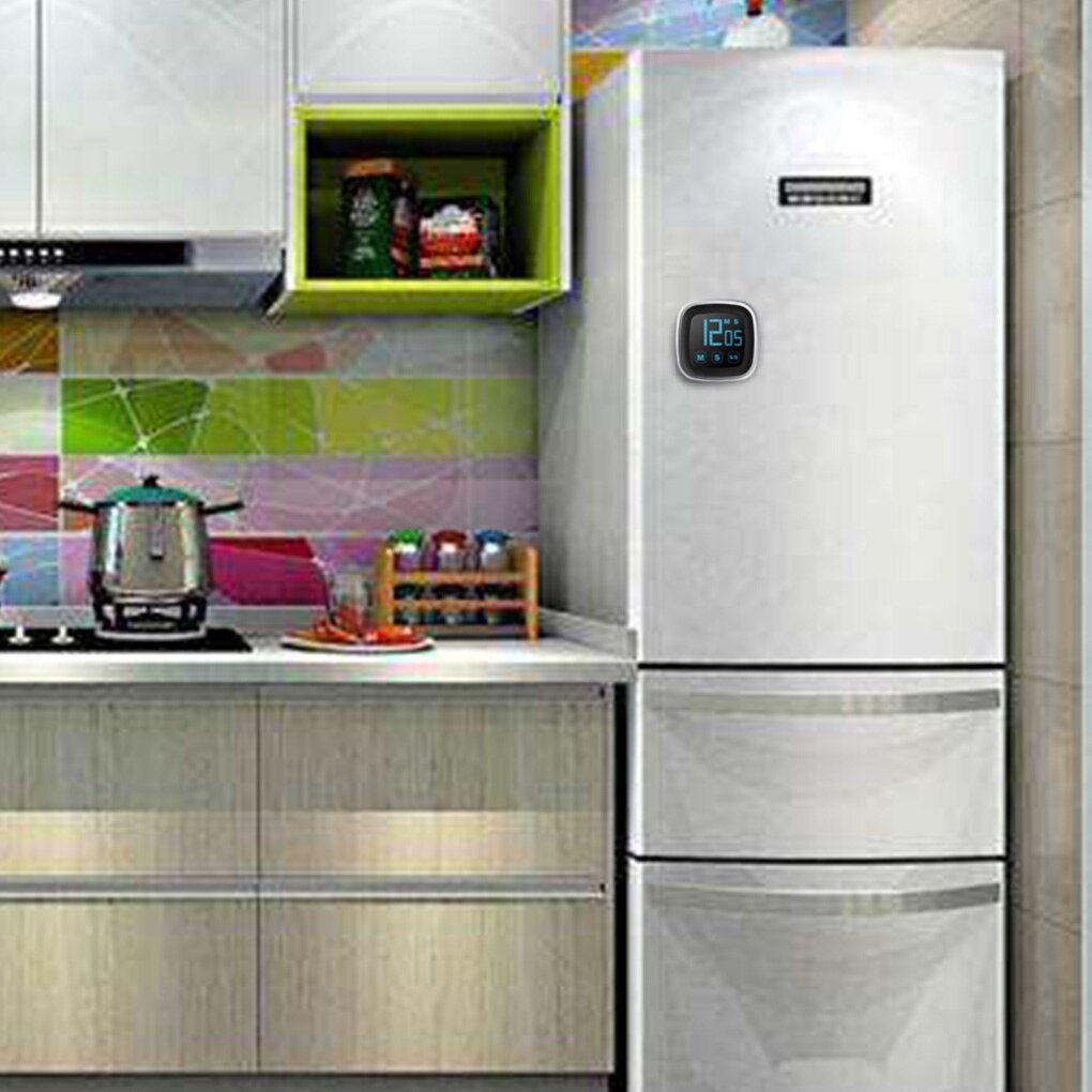 Kitchen Touch Screen Digital Pomodoro Timer Temporizador Stopwatch Alarm Clock Magnetic Kookwekker Kitchen Gadgets Cucina