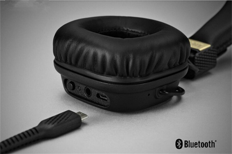 Grote 2 Bluetooth Major II Draadloze Bluetooth Hoofdtelefoon Oortelefoon Headsets Voor Marshall Zwart En Bruin In Voorraad Snel