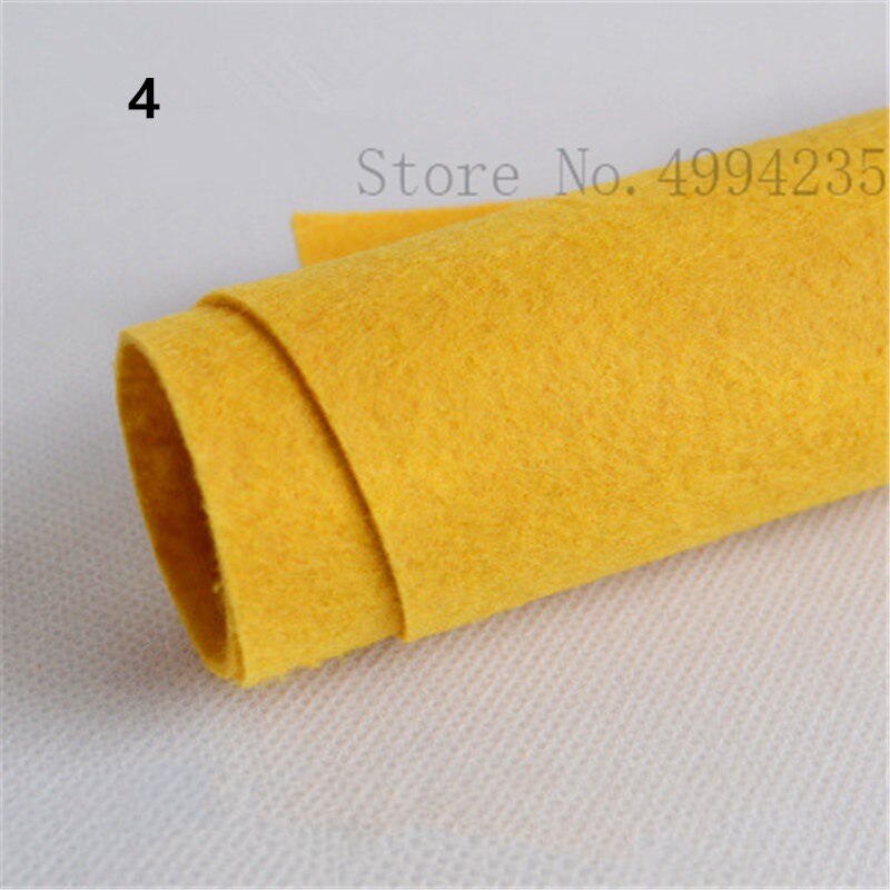 Yellow Felt Pattern 1PCS Yellow Color Non Woven Fabric Felt Kit Christ... – Grandado