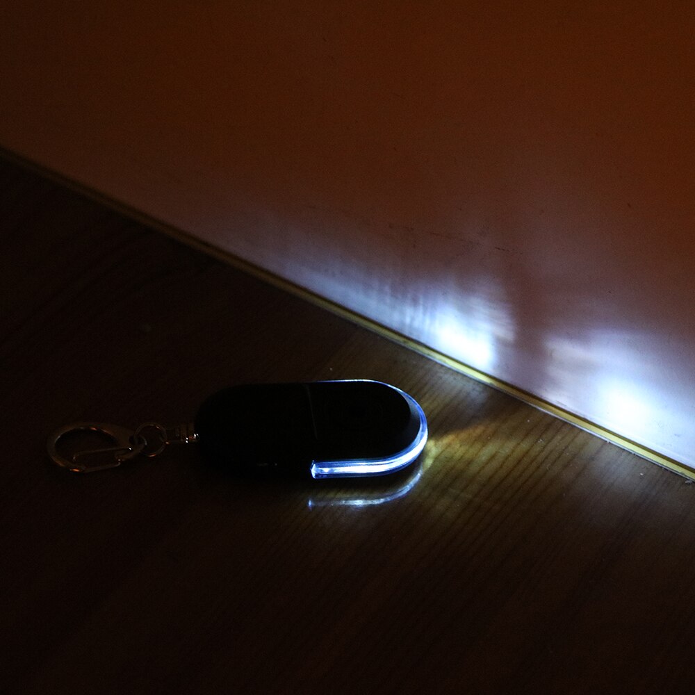 FORAUTO Key Finder Car Keyring Anti-lost Device with LED Flash Light Wireless Whistle Sound Induction Key Locator Car Styling