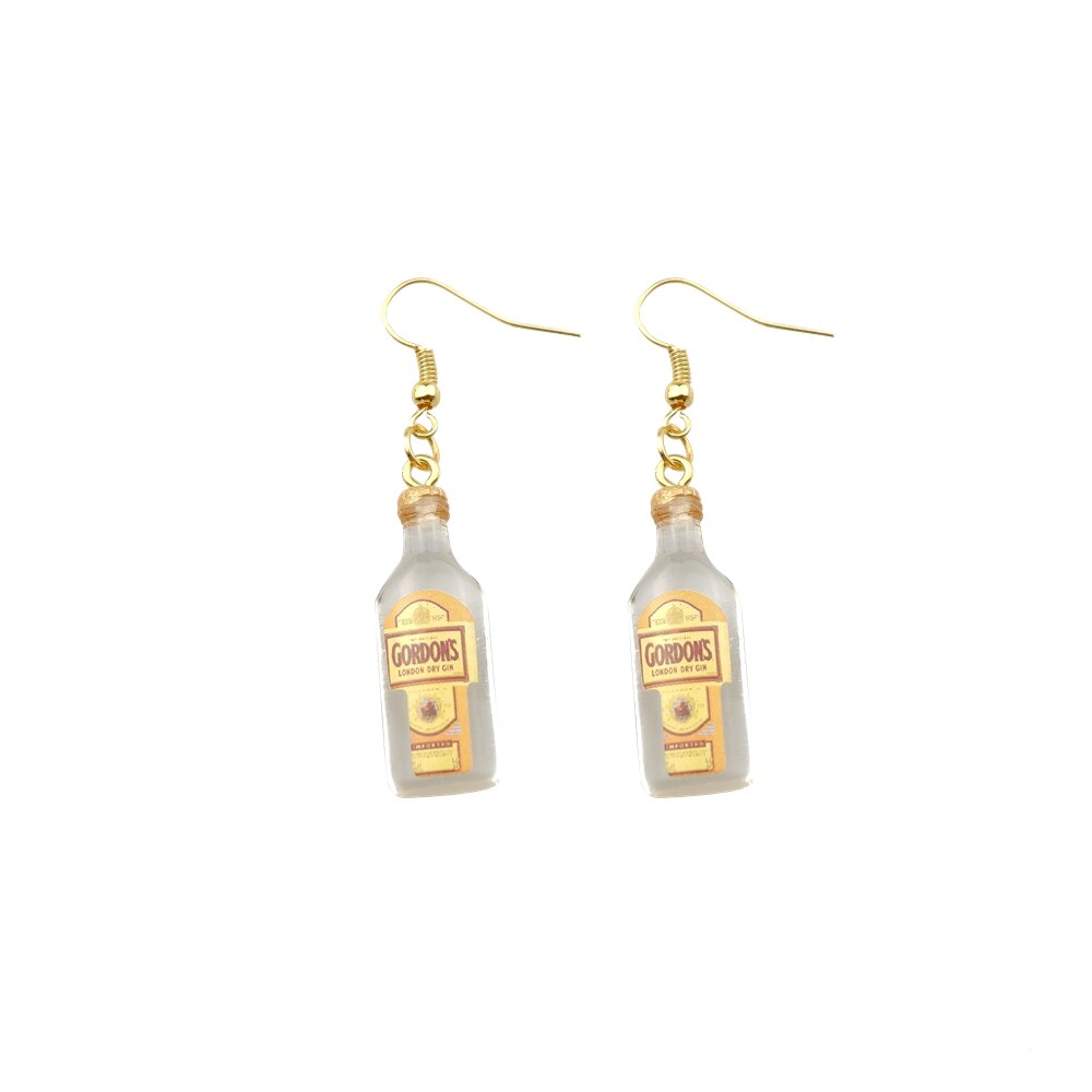 Alcohol Earring Voor Vrouwen Hars Leuke Oorbellen Kinderen Handgemaakte Sieraden Diy: 6
